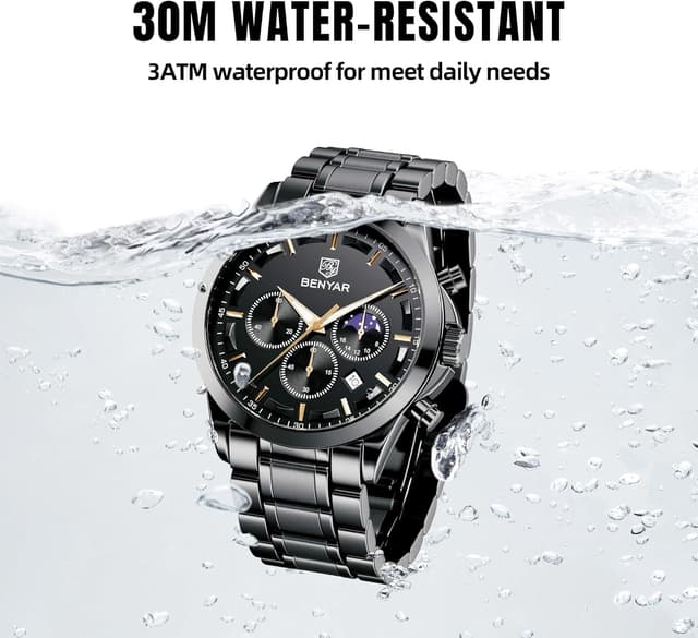 Thumbnail 4 de BENYAR Cronógrafo 3ATM con pantalla luminosa