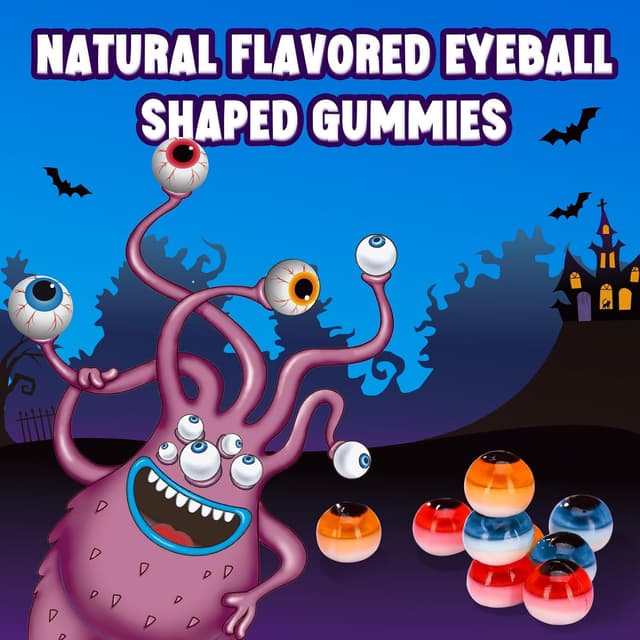 Detalle 1 de Amos Augäpfel Halloween Süßigkeiten 240 g