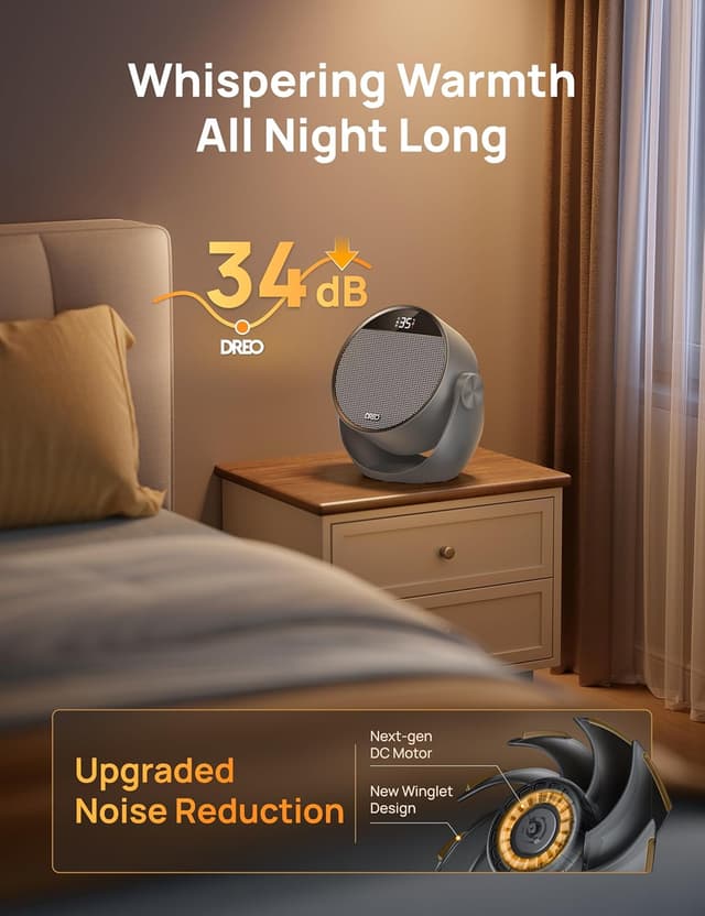 Thumbnail 6 de Dreo 10.5ft/s Fan Heater 7-mode, 12h timer