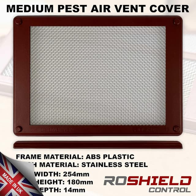 Thumbnail 1 de Roshield Air Brick Mesh Vent Cover x2 Medium