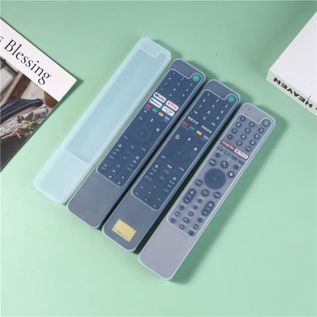 Detalle de YAREETY Silicone Remote Cover for Sony Bravia voice remote (RMF-TX500 / TX600) – washable, anti-slip