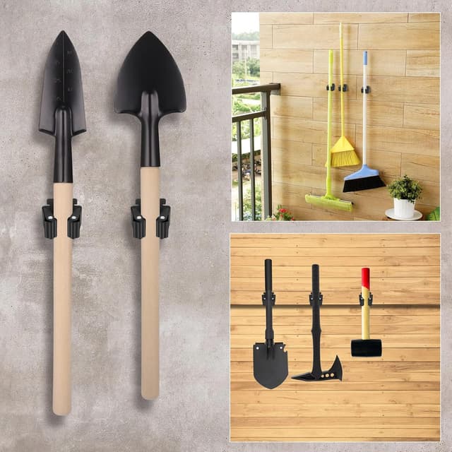 Detalle 2 de Hejo 10 Stück Gerätehalter 2,5 kg Wandhalterung