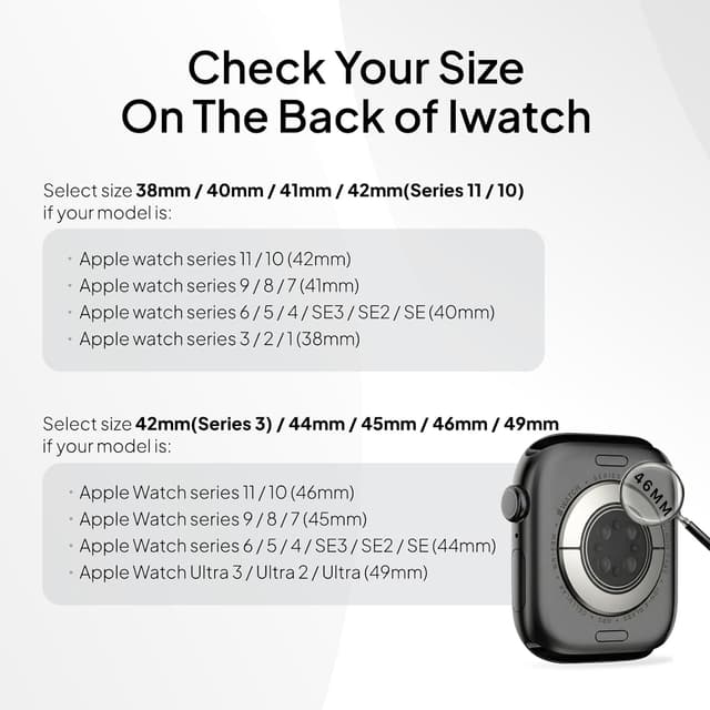 Detalle de Braided Stretchy Solo Loop Apple Watch Band 4-Pack