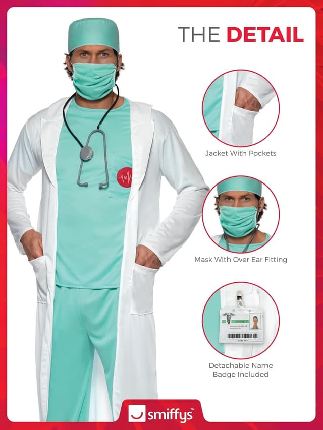 Thumbnail 4 de AptafĂȘtes Costume Chirurgien taille 32-34 đ