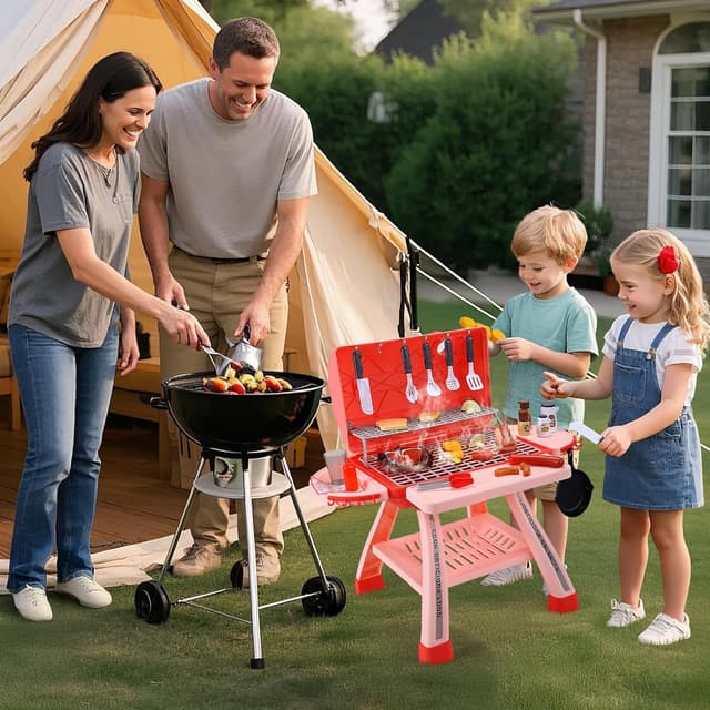 Thumbnail 4 de CUTE STONE Kinder BBQ Grill Spielzeug