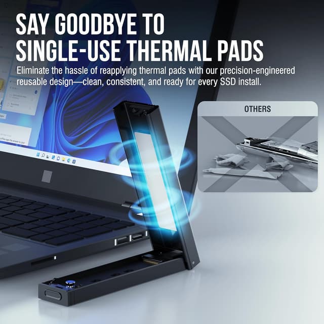 Thumbnail 5 de Sabrent EC-SNVE USB 3.2 M.2 NVMe/SATA SSD Enclosure