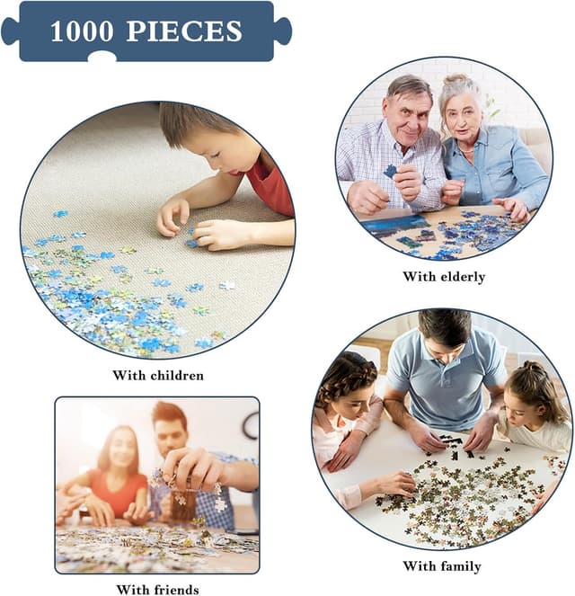 Thumbnail 6 de HUADADA 1000 Piece Jigsaw Puzzle