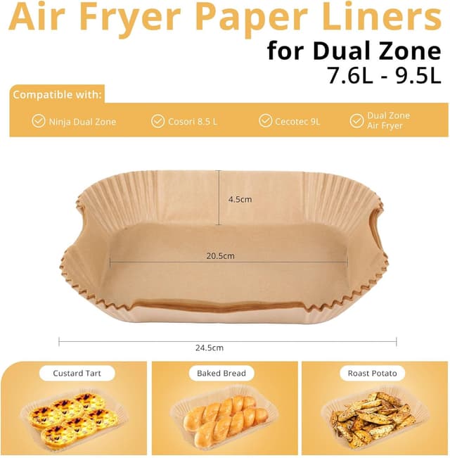 Detalle de Ninja AF300UK AF400UK 150pcs air fryer liners 🧁