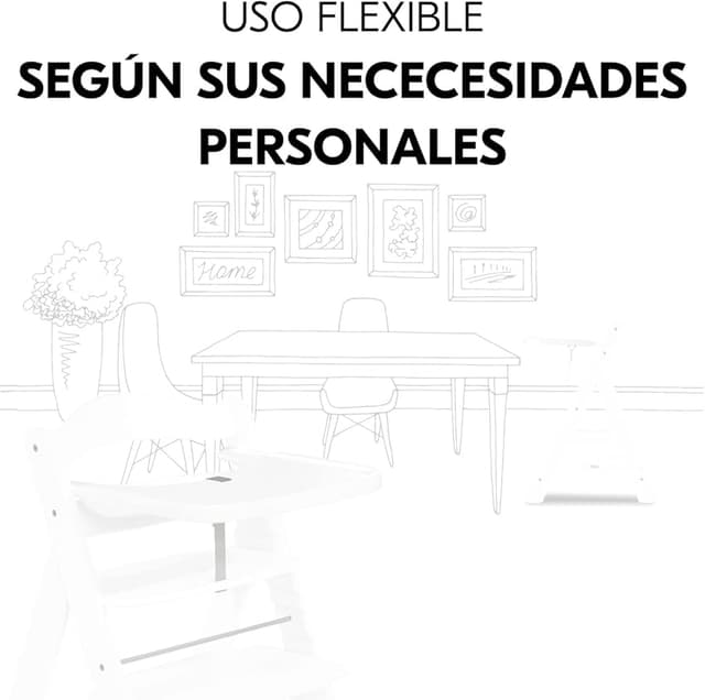 Detalle 1 de hauck Bandeja Trona Alpha/Beta Plus, madera haya FSC®