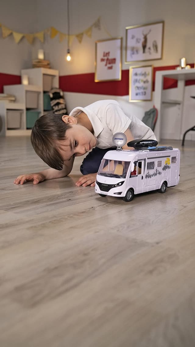 Thumbnail 7 de Dickie Toys Hymer Hymermobil B Class Van 🚐 Con Accesorios