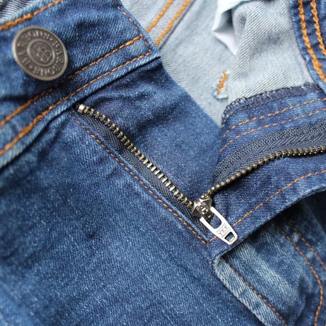 Detalle de BARBONS Herren-Jeans Regular-Fit Stretch in Straight Cut (Business & Freizeit)