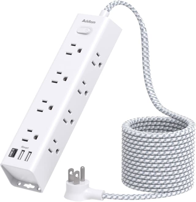 Detalle de Surge Protector Power Strip 1050J, 12-Outlet 15 ft ๐