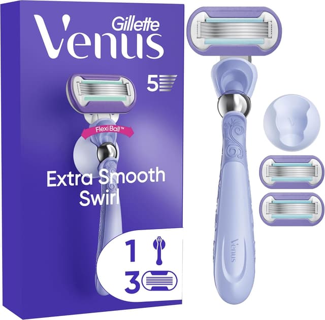Imagen de Gillette Venus Extra Smooth Swirl Razor 3-pack en OfertitasTOP