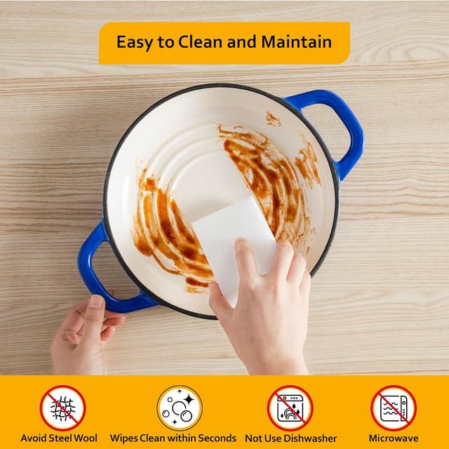 Thumbnail 4 de Velaze Pentola in Ghisa Smaltata 4,8L Ø24cm per Induzione