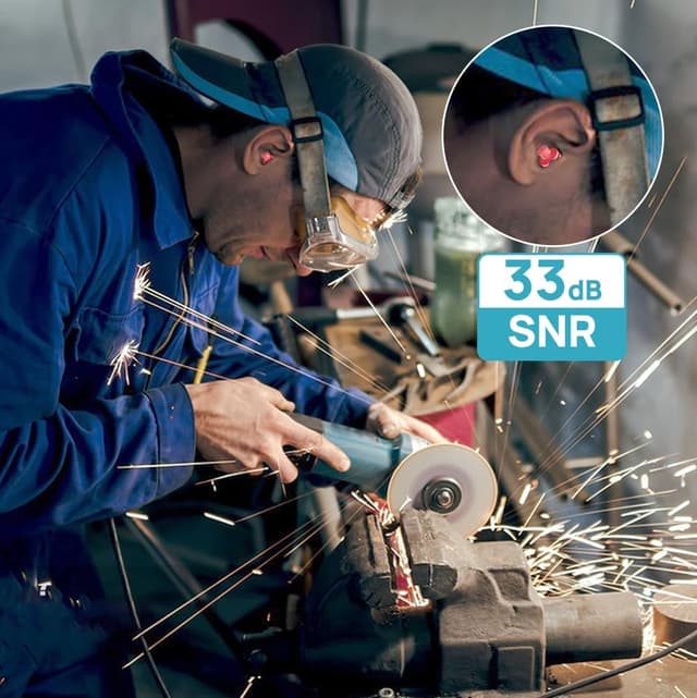 Thumbnail 3 de Silicone Ear Plugs 33 dB SNR, 10 Pairs