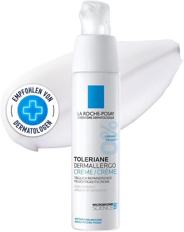 Detalle de La Roche Posay Toleriane Dermallergo crema lenitiva per pelli a tendenza allergica, 40 ml