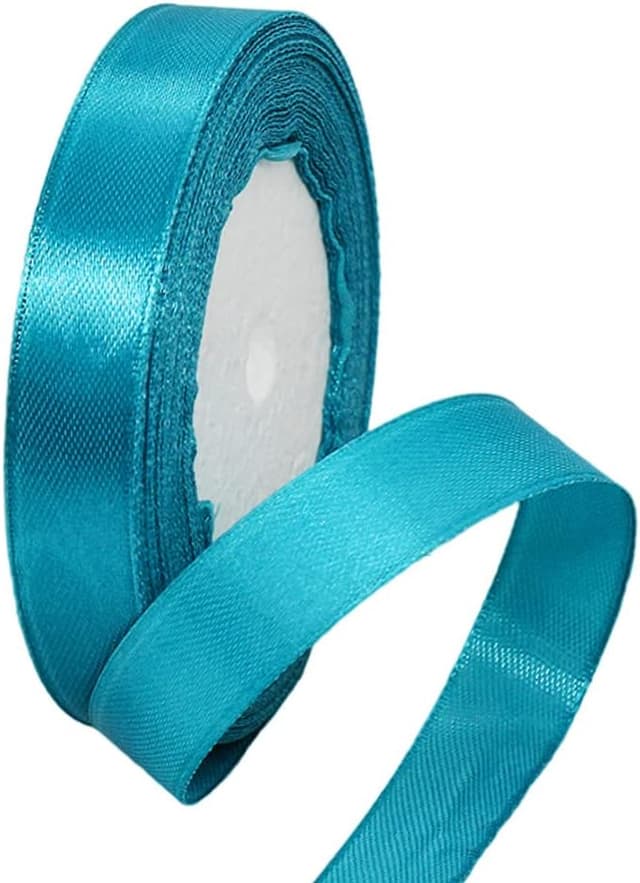 Detalle 2 de Satinband 22 m in Salbei Grün, 75 mm