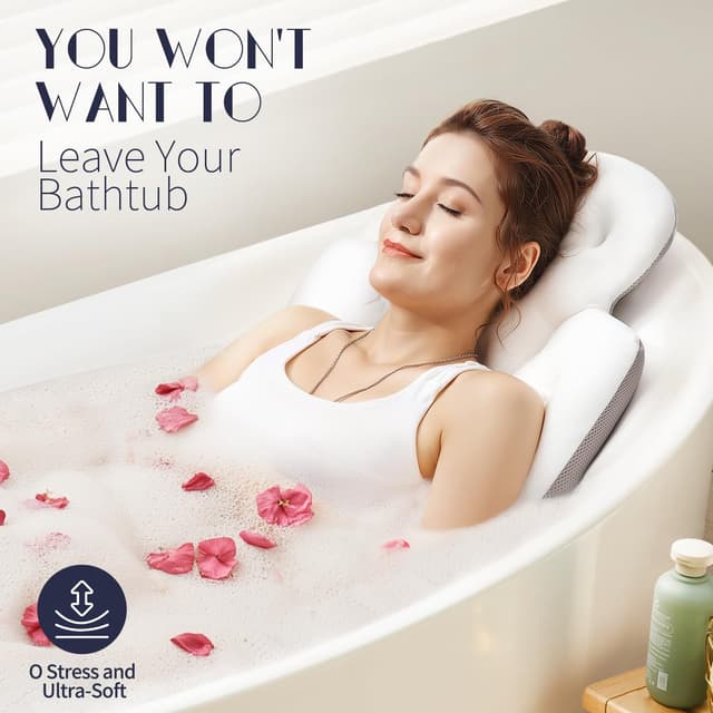 Thumbnail 3 de Full Body Bath Pillow 51" x 16" for Tub