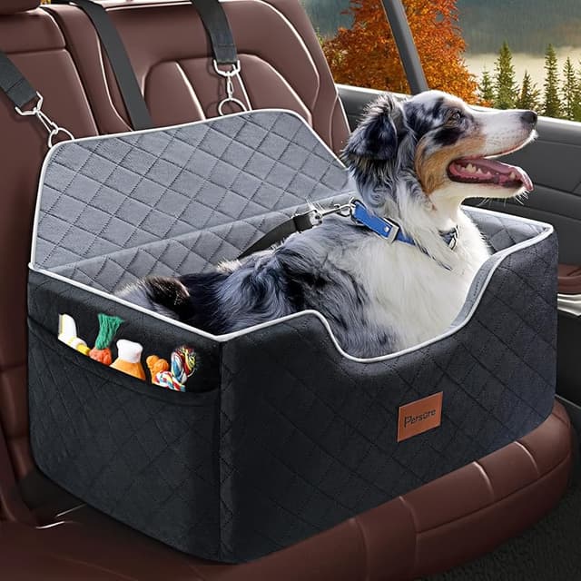 Thumbnail 6 de Persure Dog Car Seat Large memory foam travel bed