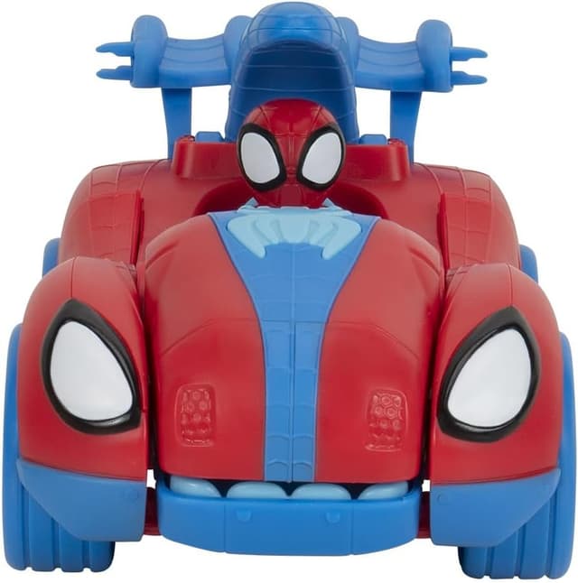 Detalle 2 de MARVEL Spidey-Rex Racer (Spidey and his Amazing Friends) 8-inch transforming vehicle with sounds