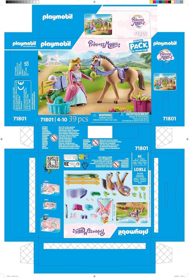 Thumbnail 6 de PLAYMOBIL Princess Magic Prinzessin mit Pferd Spielzeug für Kinder ab 4 Jahren