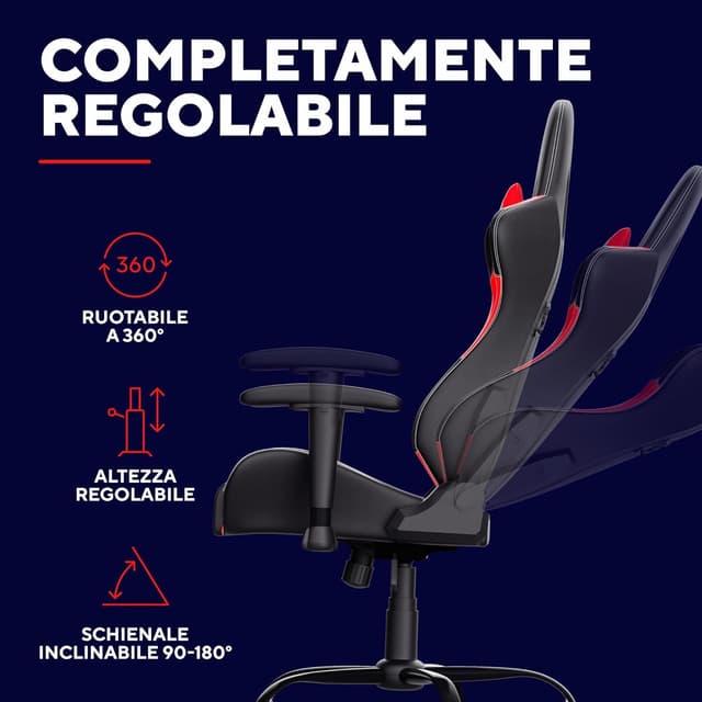 Thumbnail 4 de Trust GXT 708R Resto sedia gaming 150kg 💺