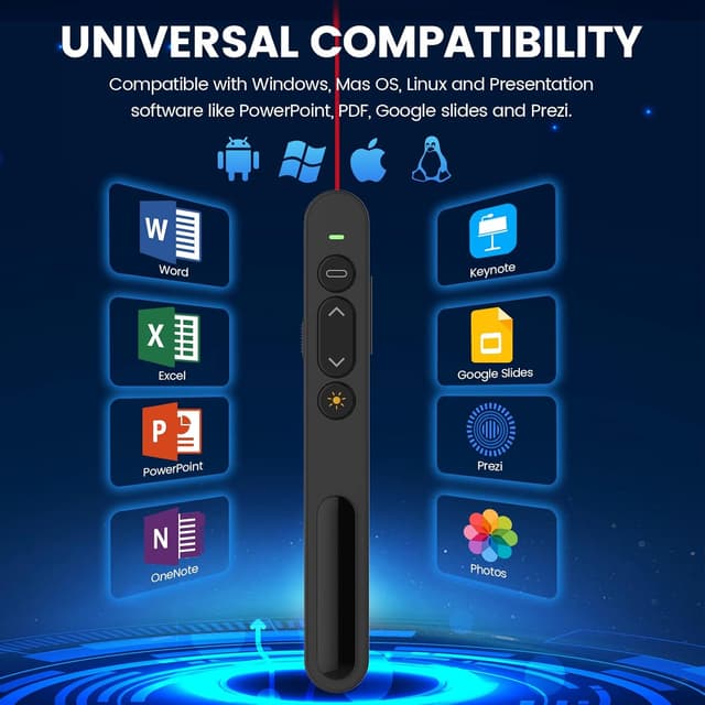 Detalle 2 de Presentation Clicker Wireless Presenter for PC