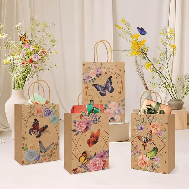 Thumbnail 6 de CSYY Schmetterling Geschenktaschen 21×15×8 cm