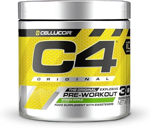 Detalle de C4 Original 💪 Suplemento preentrenamiento manzana verde, 30 disoluciones