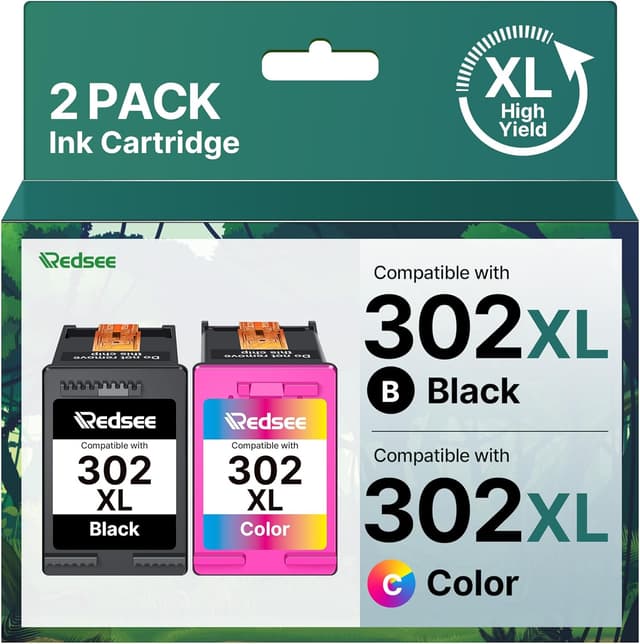 Detalle de Redsee 302XL Cartuchos 2-Pack 480 páginas