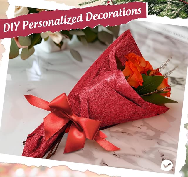 Detalle 2 de Anstore Vlies Tischläufer Rot 23 cm x 30 m