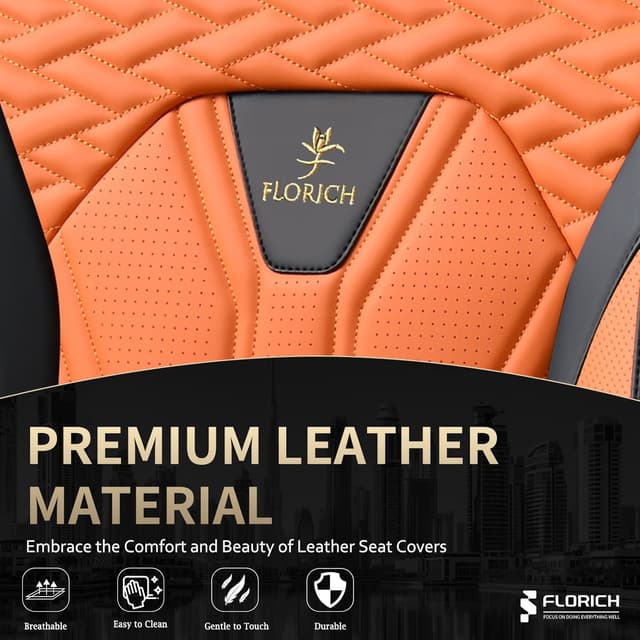 Thumbnail 6 de FLORICH Leather Seat Covers 5 Seats