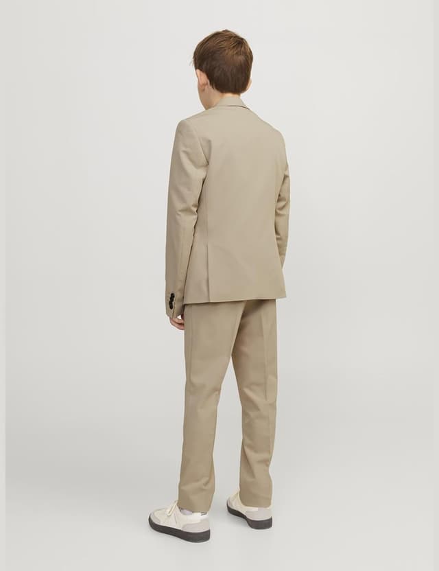 Detalle de JACK & JONES Junior pantaloni da abito JPRSOLAR Tailored, slim fit molto aderente