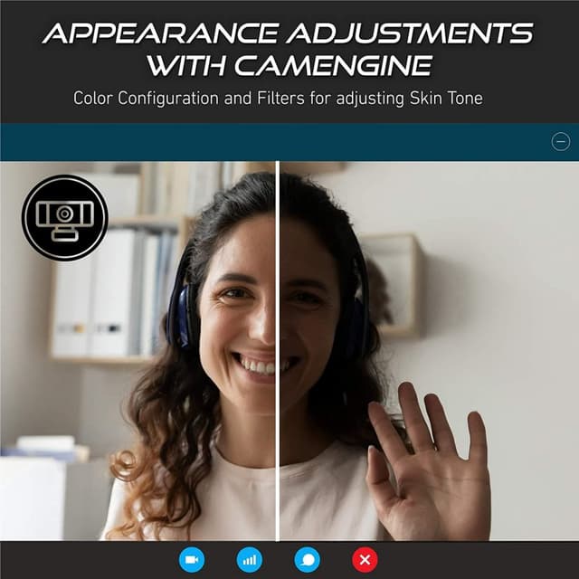 Detalle 2 de Avermedia PW315 Webcam FullHD negra