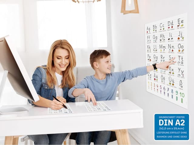 Thumbnail 1 de Schulausgangsschrift Poster DIN A2 Lernen