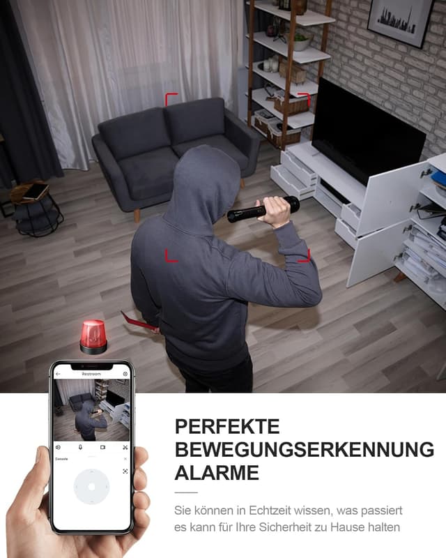 Thumbnail 2 de AOBOCAM Mini Kamera 4K Überwachungskamera für Innen