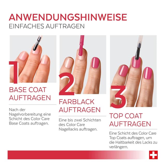 Thumbnail 5 de PODERM TEEBAUM-Nagellack Color Care Himbeere
