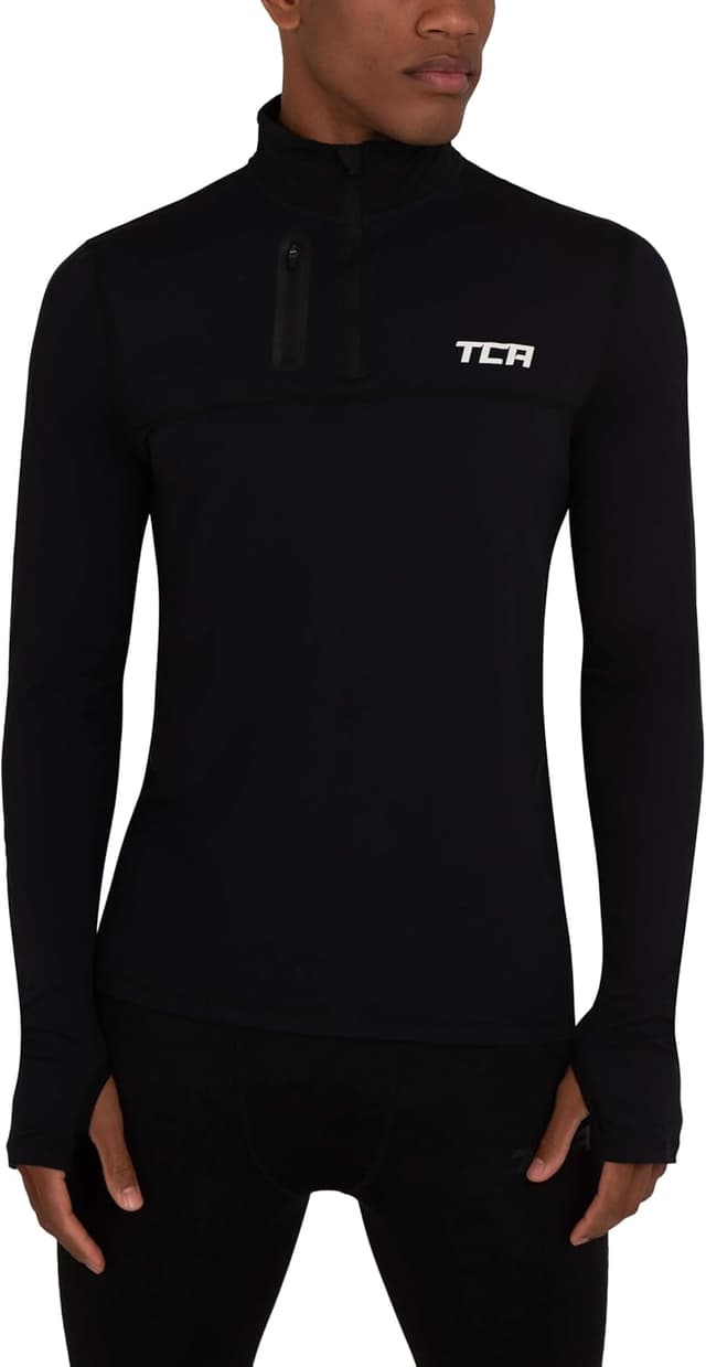 Thumbnail 1 de TCA Fusion Long Sleeve Running Top 1/4 Zip