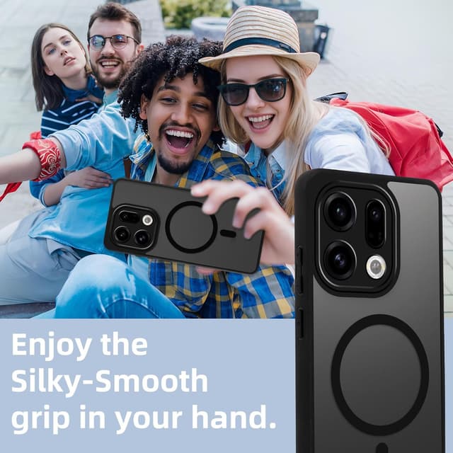 Thumbnail 6 de Olgary Magnetica Cover per OPPO Find X9 compatibile MagSafe, traslucido opaco antiurto e anti-graffio