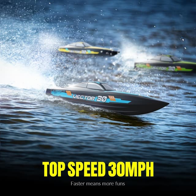 Detalle 2 de VOLANTEXRC RC Boat 2.4GHz with 2 Batteries