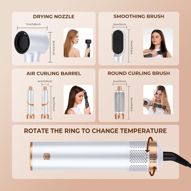 Detalle de Airbrush Airstyler 5 in 1 hair styler