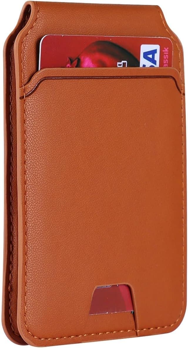 Thumbnail 6 de Zouzt detachable 2-in-1 wallet case for iPhone 15 6.1-inch (with card holder) for MagSafe, Brown