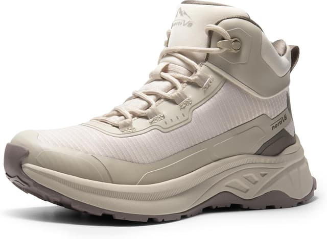 Detalle de NORTIV 8 Chaussures de randonnée femme SNHB241W : confort léger et semelle antidérapante