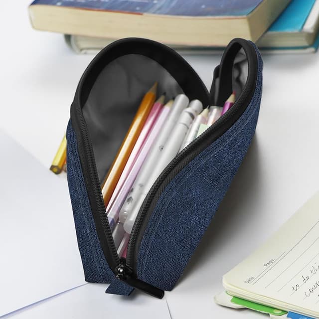 Detalle 2 de Gloppie Trousse à Crayons Bleu 21x5x8 cm