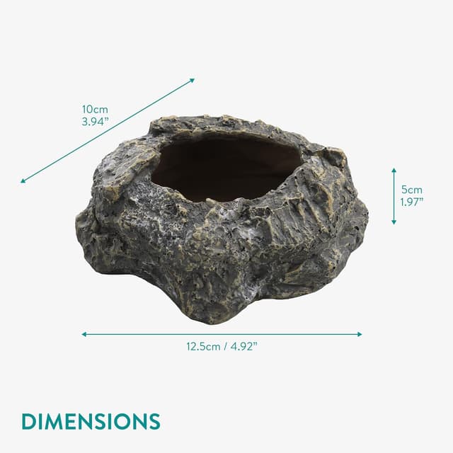 Thumbnail 6 de Navaris Reptile Feeder in polyresin for tortoises, bearded dragons, snakes and amphibians