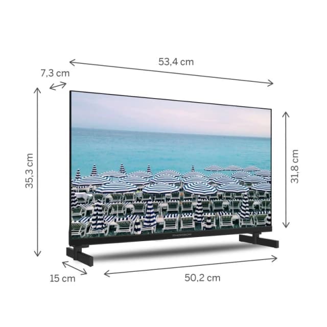 Detalle 2 de Thomson Easy TV 24HD2S13 24" LED HD: televisor con sintonizador triple y acceso rápido a favoritos