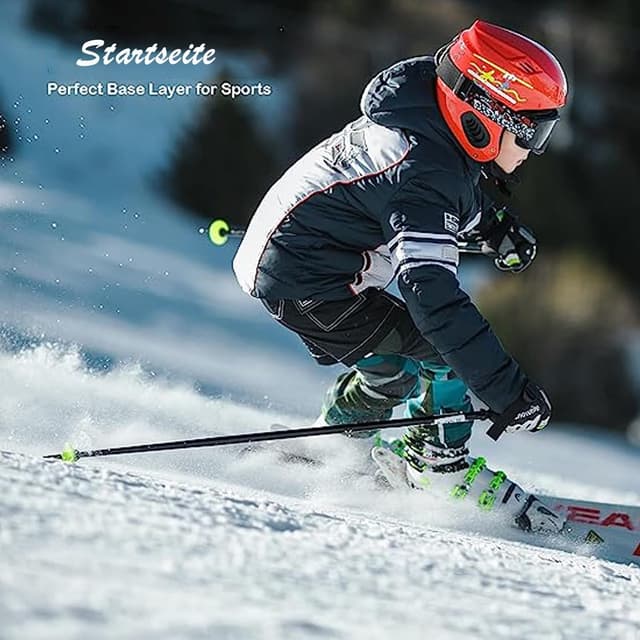 Detalle 2 de Kids thermal base layer set for 4-way stretch