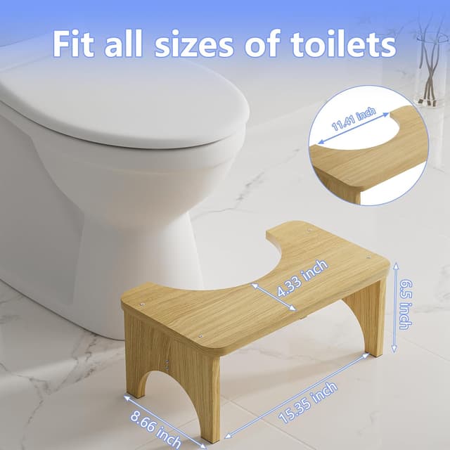 Detalle 2 de wyewye Pot de toilette en bambou 16,5 cm