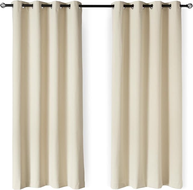 Thumbnail 5 de Amazon Basics 100% Blackout Eyelet Curtains 132 x 244 cm 🪟