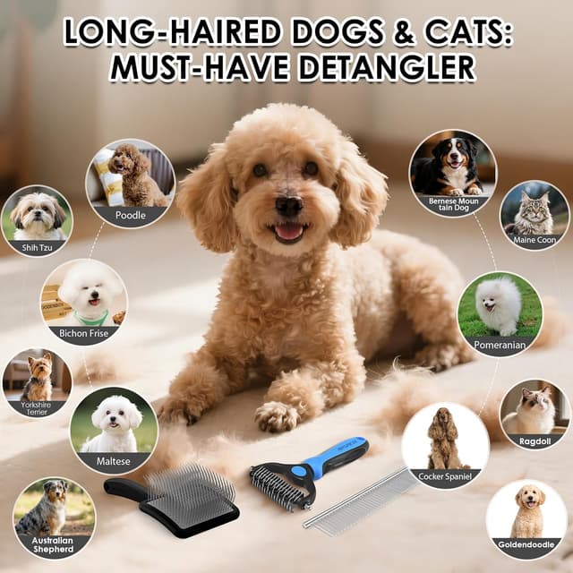 Thumbnail 2 de YOYUPETA Pin Slicker Brush Set for doodles